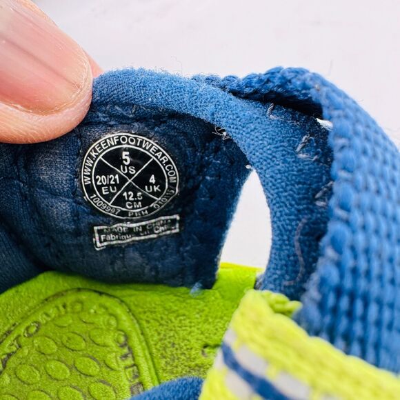 Keen Toddlers' Seacamp II CNX Sandals Blue Depths/Gargoyle Size 5 - Picture 8 of 8